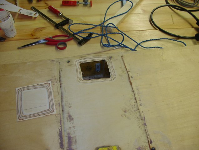 Höhenruder Reparatur